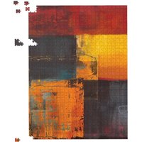 Warren Reed - Designer Golden Blocks Of Abstract Jigsaw Puzzle | Size: 1000 Pieces