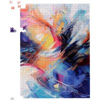 Warren Reed - Designer Serene Explosion: Calm Amidst Colours Jigsaw Puzzle | Size: 1000 Pieces