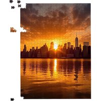 Warren Reed - Designer Sunrise In The City Jigsaw Puzzle | Size: 500 Piece