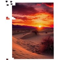Warren Reed - Designer Sunset In The Desert Jigsaw Puzzle | Size: 500 Piece