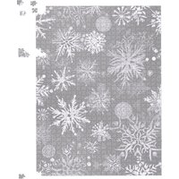 Warren Reed - Designer Snowflakes Jigsaw Puzzle in Silver | Size: 500 Piece