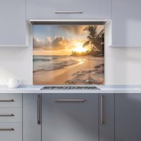 Warren Reed - Designer Sunrise In Paradise Kitchen Splashback | Size: 700mm x 750mm