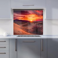 Warren Reed - Designer Sunset In The Desert Kitchen Splashback | Size: 600mm x 750mm