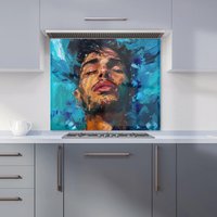 Warren Reed - Designer Vivid Serenity Kitchen Splashback | Size: 700mm x 750mm