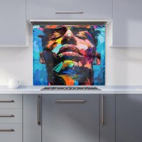 Warren Reed - Designer Radiant Reflection Kitchen Splashback | Size: 700mm x 750mm