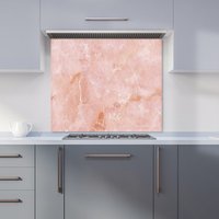 Warren Reed - Designer Sweet Peach Quartz Effect Kitchen Splashback | Size: 900mm x 750mm