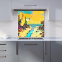 Designer Kitchen Splashbacks Elena Sable: 00012 Kitchen Splashback | Size: 600mm x 750mm