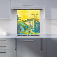 Designer Kitchen Splashbacks Elena Sable: 00017 Kitchen Splashback | Size: 600mm x 600mm