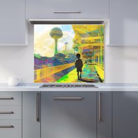 Designer Kitchen Splashbacks Elena Sable: 00020 Kitchen Splashback | Size: 900mm x 650mm