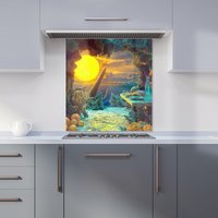 Designer Kitchen Splashbacks Elena Sable: 00029 Kitchen Splashback | Size: 900mm x 650mm