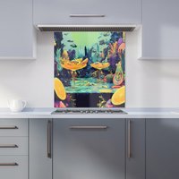 Designer Kitchen Splashbacks Elena Sable: 00030 Kitchen Splashback | Size: 600mm x 650mm