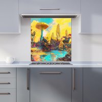 Designer Kitchen Splashbacks Elena Sable: 00032 Kitchen Splashback | Size: 600mm x 600mm