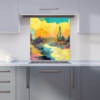 Designer Kitchen Splashbacks Elena Sable: 00034 Kitchen Splashback | Size: 600mm x 750mm