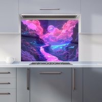 Designer Kitchen Splashbacks Elena Sable: 00037 Kitchen Splashback | Size: 900mm x 750mm
