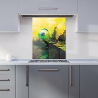 Designer Kitchen Splashbacks Elena Sable: 00048 Kitchen Splashback | Size: 900mm x 750mm