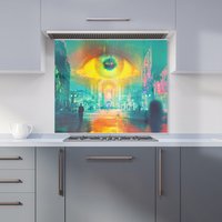 Designer Kitchen Splashbacks Elena Sable: 00057 Kitchen Splashback | Size: 900mm x 750mm