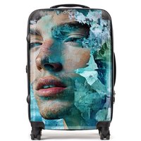 Designer Luggage Calista Vale: 00007 Suitcase in Blue | Size: Large