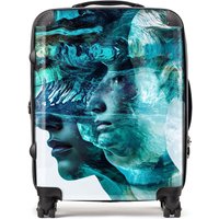 Designer Luggage Calista Vale: 00008 Suitcase in Blue | Size: Medium