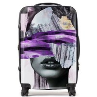 Designer Luggage Calista Vale: 00009 Suitcase in Purple | Size: Small