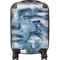 Designer Luggage Calista Vale: 00014 Suitcase in Blue | Size: Small