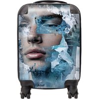 Designer Luggage Calista Vale: 00015 Suitcase in Blue | Size: Medium