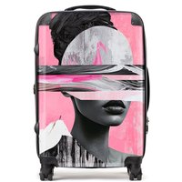 Designer Luggage Calista Vale: 00017 Suitcase in Pink | Size: Large