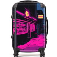 Designer Luggage Dante Mercer: 00002 Suitcase in Purple | Size: Medium