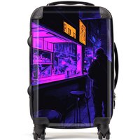Designer Luggage Dante Mercer: 00008 Suitcase in Purple | Size: Medium