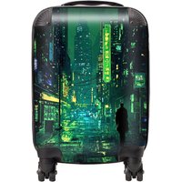 Designer Luggage Dante Mercer: 00016 Suitcase in Green | Size: Small