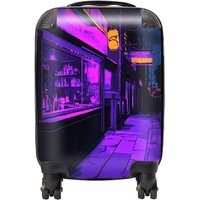 Designer Luggage Dante Mercer: 00034 Suitcase in Purple | Size: Cabin