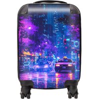 Designer Luggage Dante Mercer: 00036 Suitcase in Purple | Size: Medium