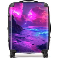 Designer Luggage Elena Sable: 00005 Suitcase in Purple | Size: Medium