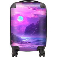 Designer Luggage Elena Sable: 00006 Suitcase in Purple | Size: Small