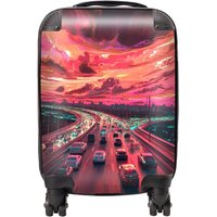 Designer Luggage Elena Sable: 00013 Suitcase in Pink | Size: Cabin