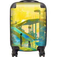 Designer Luggage Elena Sable: 00017 Suitcase in Yellow | Size: Mini Cabin