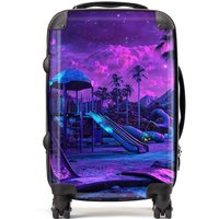 Designer Luggage Elena Sable: 00023 Suitcase in Purple | Size: Medium