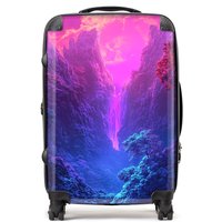 Designer Luggage Elena Sable: 00025 Suitcase in Purple | Size: Mini Cabin