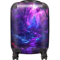 Designer Luggage Elena Sable: 00026 Suitcase in Purple | Size: Small