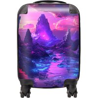 Designer Luggage Elena Sable: 00038 Suitcase in Purple | Size: Medium