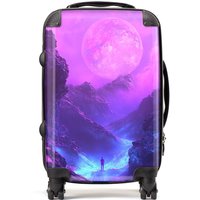 Designer Luggage Elena Sable: 00040 Suitcase in Purple | Size: Medium