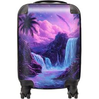Designer Luggage Elena Sable: 00056 Suitcase in Purple | Size: Cabin