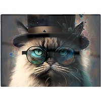 Warren Reed - Designer Birman Cat Face Splashart Chopping Board