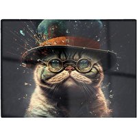 Warren Reed - Designer Shorthair Cat Splashart Chopping Board