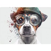 Warren Reed - Designer Jack Russell Terrier Dog Splashart Chopping Board