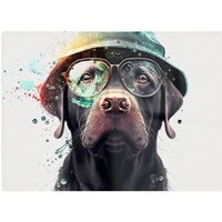 Warren Reed - Designer Splashart Labrador Retriever Dog Chopping Board