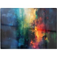 Warren Reed - Designer Colourful Chaos: Urban Dreamscape Chopping Board