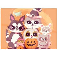 Warren Reed - Designer Pets Trick Or Treat Chopping Board