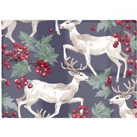 Warren Reed - Designer Reindeers & Holly Chopping Board