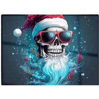 Warren Reed - Designer Magical Santa Hat Skull Splashart Chopping Board