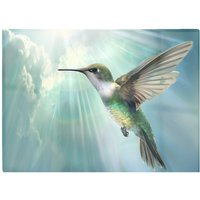 Warren Reed - Designer Hummingbird In A Beautiful Sky Chopping Board